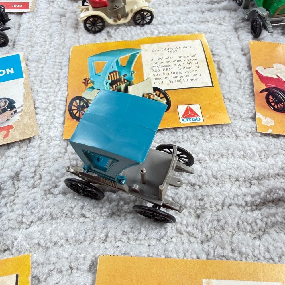 Citgo Classic Car Collection Vintage Toy Models Set of 10 with Info Cards Multi